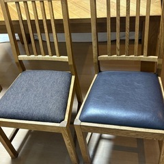 元値10万以上　大人気へリンボーンダイニングテーブルとチェア4脚セットの画像
