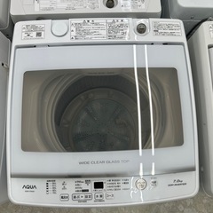 【お持ち帰り大特価•家電6ヶ月保証】AQUA 洗濯機　AQW-V7M　7kg 2022年製の画像