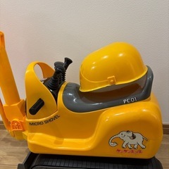 ケンケンキッキ　　乗用玩具 乗用マイクロショベル　 PC01 ショベルカー　コマツ KOMATSUの画像