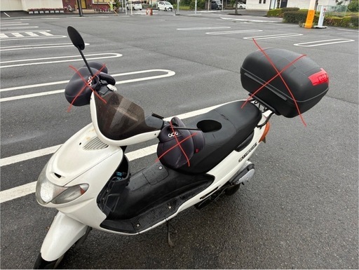 値下げ　原付　アドレス110 cf11a　2ストモデル