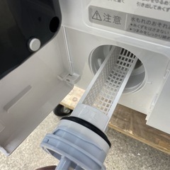全国最安値💎2022年製SHARPドラム式洗濯機　洗剤自動モデルES-W114 配達無料！の画像