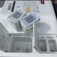 全国最安値💎2022年製SHARPドラム式洗濯機　洗剤自動モデルES-W114 配達無料！の画像