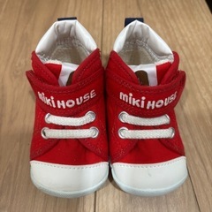 【ほぼ新品】ミキハウス　ファーストシューズ