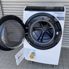 超激安🚨2020年購入HITACHIドラム式洗濯乾燥機　BD-SG100E 配達無料🚚の画像
