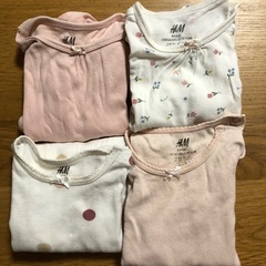 【相談中】H&M女の子用肌着(ボディスーツ)4点