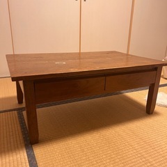 木製ローテーブル
