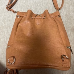 フリンジ　2wayバッグ　ショルダー　リュックの画像