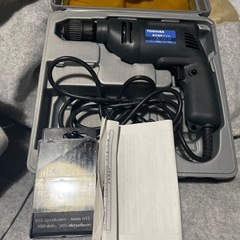 東芝電動ドリルキーレスチャック仕様ケース付き
の画像