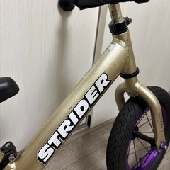 ストライダープロ（カラー:ゴールド）＆ダディラボホイール＆ダディーラボサドル＆ストライダープロテクター　セットの画像