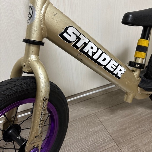 ストライダープロ（カラー:ゴールド）＆ダディラボホイール＆ダディーラボサドル＆ストライダープロテクター　セット