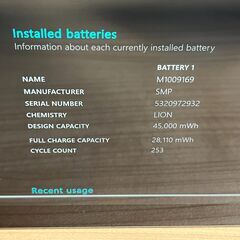 タッチペン付け＞01210　Microsoft Surface Pro6  第8世代 8GB/256　タッブレトの画像