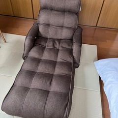 LOWYA ロウヤ 肘付きロング座椅子 タグ付き 