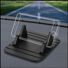 2個セット　スマートフォンホルダー スマホホルダー スマホスタンド 車載 ブラックの画像