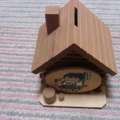 レトロ 会津藩 白虎隊 貯金箱 （ハウス型）お譲りします。＊石川...