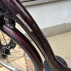 🌈乗ったまま充電！ブリヂストン　フロンティア　アルベルト　電動自転車　電動アシスト自転車 gs4の画像
