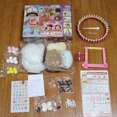 ★ピノチオ ラブあみ プレミアムセット★ムラオカ プチおりき★知育 おもちゃ 玩具 編み物 手編みグッズ 女の子★の画像