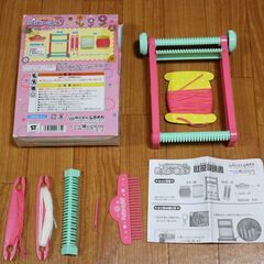 ★ピノチオ ラブあみ プレミアムセット★ムラオカ プチおりき★知育 おもちゃ 玩具 編み物 手編みグッズ 女の子★の画像