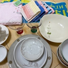 新品タオル＆食器