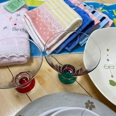 新品タオル＆食器の画像