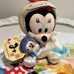 【新品・タグ付き】ミニー　干支ぬいぐるみ　指人形付き　2025年...