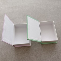 ハート 本 箱 ボックスハート型 本型 セット の画像