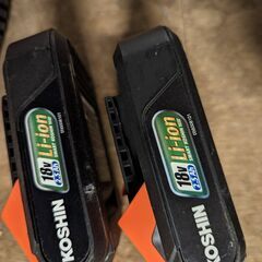 18V　コウシン　バッテリー草刈り機　SBC-1825　バッテリー2個、充電器セットの画像