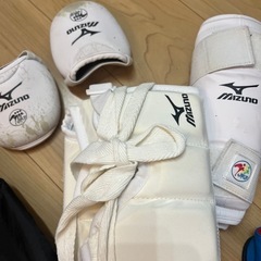 取引中　空手　防具の画像