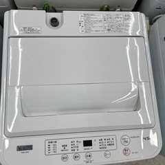 【お持ち帰り大特価•家電6ヶ月保証】ヤマダ電機　洗濯機　4.5kg  YWM-T45H1 2020年製の画像