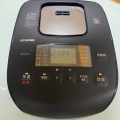 IRIS　OHYAMA炊飯器5.5合炊　2020年製⑥の画像
