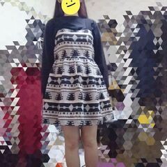 ５月末まで！着用・洗濯済　秋冬物ワンピースの画像