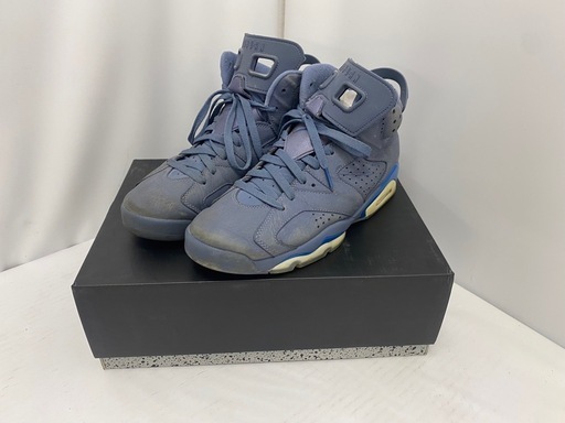 NIKE　AIR JORDAN 6 RETRO/エアジョーダンレトロ/ブルー/384664-400/27.5cm/ネイビー