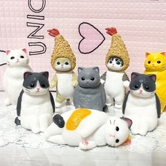 エビにゃん＆猫フィギュア