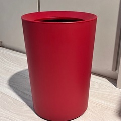 【受取人確定】【お譲り】ゴミ箱_赤