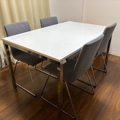 美品★ダイニングテーブル チェア セット 4人掛けの画像