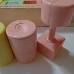 お米の積み木の画像