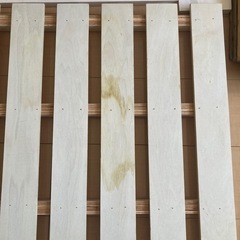 ニトリ　すのこベッド　シングルの画像