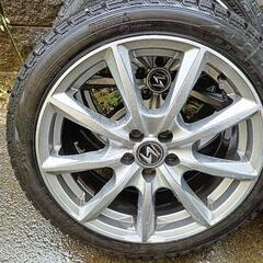 中古　アルミホイール付きスタッドレスタイヤ(指定場所引き渡し限定　ICE A SIMMETRICO PLUS　215/45 R17)4本セット　6/17 AMまで受付の画像