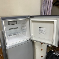 【冷蔵庫】TOSHIBA 東芝 2ドア冷蔵庫 GR-M14E2(S)（137L）
の画像
