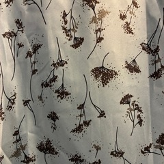 水色サテンスカートの画像