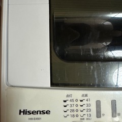 ハイセンス　洗濯機の画像