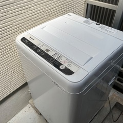 洗濯機（2018年製•パナソニック•5kg）の画像