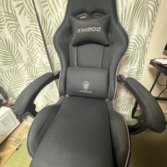 ゲーミングチェア ファブリック 通気性 145°リクライニング オットマン付き ポケットコイル オフィスチェア 椅子 テレワーク 疲れない デスクチェア パソコンチェア イス 布張りの画像