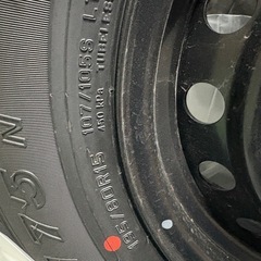 ハイエース新車外し　ダンロップ SP 175N 195/80R15の画像
