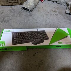 キーボードとマウスのコンボ、104キーUSB有線接続キーボードマウスセット滑り止め防水キーボードマウスコンボゲームオフィス用の画像