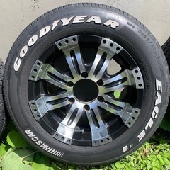 ハイエース　タイヤホイールセット　ホワイトレター廃盤レアタイヤ4本セットの画像