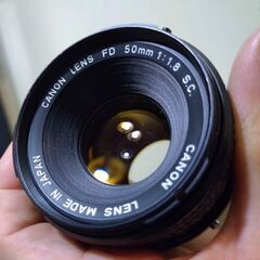 珍しく極上品　Canon FD 50mm F1.8 S.C