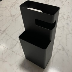 山崎実業　フローリングワイパースタンド　デュオ　ブラック　クイックルワイパー付きの画像