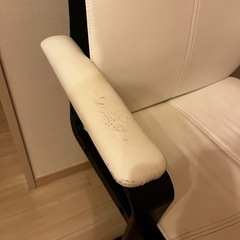  IKEA オフィスチェア白の画像