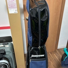 BRIDGESTONE キャディバック青の画像