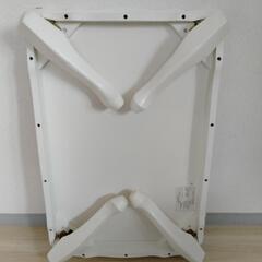 【お譲り先決まりました】折り畳める猫足ローテーブルの画像